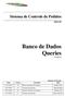 Banco de Dados Queries Versão 3.1