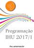 Programação IHU 2017/1. ihu.unisinos.br