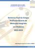 Relatório Final do Estágio Profissionalizante do Mestrado Integrado em Medicina