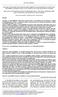 ARTIGO ORIGINAL ANALYSIS OF INTRAVENOUS DRUG INCOMPATIBILITIES AT THE ADULT INTENSIVE CARE UNIT OF HOSPITAL DAS CLÍNICAS OF PORTO ALEGRE