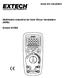 GUIA DO USUÁRIO. Multímetro Industrial de Valor Eficaz Verdadeiro (RMS) Extech EX520