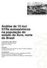Análise de 15 loci STRs autossômicos na população do estado do Acre, norte do Brasil