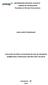 UNIVERSIDADE ESTADUAL PAULISTA CAMPUS DE ARARAQUARA Faculdade de Ciências Farmacêuticas