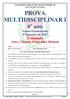 PROVA MULTIDISCIPLINAR I 6º ano Ensino Fundamental 2º bimestre de ª chamada Artes, Ciências, Geografia e História