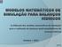 A utilização dos modelos matemáticos de simulação para a realização de balanços quali-quantitativoss de recursos hídricos.