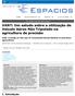 VANT: Um estudo sobre a utilização de Veículo Aéreo Não Tripulado na agricultura de precisão