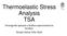 Thermoelastic Stress Analysis TSA. Termografia aplicada a Análise experimental de tensões. Renato Vieira/ Vitor Eboli