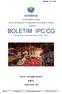 BOLETIM IPC/CG Índice de Preços ao Consumidor de Campo Grande IPC/CG