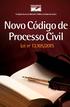 Novo Código de Processo Civil. Lei nº /2015