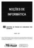 NOÇÕES DE INFORMÁTICA