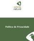 1) Princípios Gerais. Política de Privacidade Pagina 2 de 5