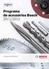 Programa de acessórios Bosch 2011/2012
