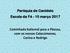 Paróquia de Canidelo Escola da Fé - 10 março Caminhada batismal para a Páscoa, com os nossos Catecúmenos, Carina e Rodrigo