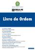 SERVIÇO PÚBLICO FEDERAL. Livro de Ordem. Dispõe sobre a obrigatoriedade de adoção do Livro de Ordem