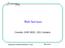 Web Services. Conceitos, SOAP, WSDL, UDDI, Exemplos. Programação com Objetos Distribuídos (C. Geyer) Web Services 1