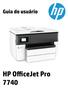 HP OfficeJet Pro 7740 Wide Format All-in- One series. Guia do usuário