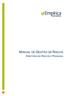 MANUAL DE GESTÃO DE RISCOS DIRETORIA DE RISCOS E PESQUISA