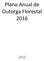 Plano Anual de Outorga Florestal 2016