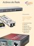 Activos de Rede. Componentes: Ethernet 10/100Mbps Gigabit; 10Gigabit PoE