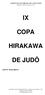 COPA HIRAKAWA DE JUDÔ