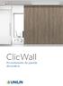 ClicWall. Revestimento de parede decorativo