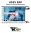 HDEV ERP. Sistema de Gestão Empresarial