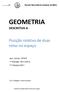 GEOMETRIA. Posição relativa de duas retas no espaço DESCRITIVA A. ano turma: 10ºA/C 1º Período 2011/ Outubro 2011