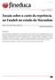 Ensaio sobre o custo da repetência no Fundeb no estado do Maranhão