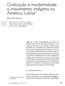 Civilização e modernidade: o movimento indígena na América Latina *