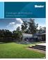 Catálogo de Produtos VOLUME 35. hunterindustries.com. IRRIGAÇÃO RESIDENCIAL, COMERCIAL E GOLFE Built on Innovation