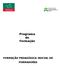 Programa de Formação FORMAÇÃO PEDAGÓGICA INICIAL DE FORMADORES