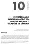 CAPÍTULO ESTRATÉGIAS DE INDETERMINAÇÃO DO SUJEITO: POLIDEZ E RELAÇÕES DE GÊNERO. Josilene de Jesus Mendonça Jaqueline dos Santos Nascimento INTRODUÇÃO