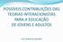 POSSÍVEIS CONTRIBUIÇÕES DAS TEORIAS INTERACIONISTAS PARA A EDUCAÇÃO DE JOVENS E ADULTOS. Prof. RONALDO NEGRÃO