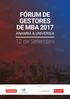 FÓRUM DE GESTORES DE MBA 2017