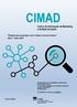 CIMAD. Centro de Informação de Marketing e Análise de Dados. Relação dos munícipes com o Poder Local em Aveiro Abril Julho 2017
