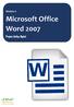 Microsoft Office Word 2007