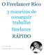 O Freelancer Rico. 3 maneiras de conseguir trabalho freelance RÁPIDO. por Linda Coelli. Locutora, blogueira e perfeccionista