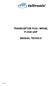TRANSCEPTOR FIXO / MÓVEL P-2500 UHF MANUAL TÉCNICO. Rev. 1.0