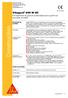 Construction. Sikagard -690 W HD. Revestimento de grande durabilidade para superfícies expostas de betão. Descrição do produto.
