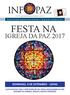 FESTA NA IGREJA DA PAZ 2017 DOMINGO, 3 DE SETEMBRO - 10H30