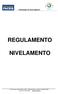 REGULAMENTO NIVELAMENTO