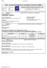 FISPQ - FICHA DE INFORMAÇÃO DE SEGURANÇA DE PRODUTO QUÍMICO