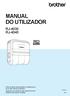 MANUAL DO UTILIZADOR RJ-4030 RJ-4040