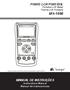 MX PONTE LCR PORTÁTIL Portable LCR Meter Puente LCR Portable. MANUAL DE INSTRUÇÕES Instructions Manual Manual de Instrucciones