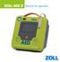 Controlos e indicadores do ZOLL AED 3 TM