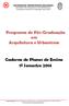 Programa de Pós-Graduação em Arquitetura e Urbanismo