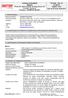 Controle de Qualidade R-CQ 06 Rev. 04 Registro Nº 003/15 Ficha de Informações de Segurança de Produto Químico Produto: TERMIFIN READY