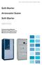 Soft-Starter. Arrancador Suave. Soft-Starter SSW7000. Programming Manual Manual de Programación Manual de Programação
