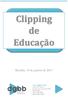 Clipping. Educação. Brasília, 19 de janeiro de 2017