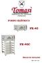 FORNO ELÉTRICO FE-40 FE-40C. Manual de Instruções